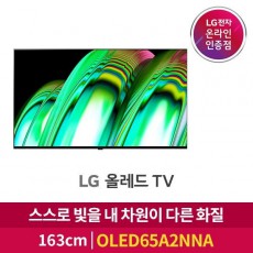 공식판매점 LG전자 LG 올레드 TV 벽걸이형 OLED65A2NNA (163cm)
